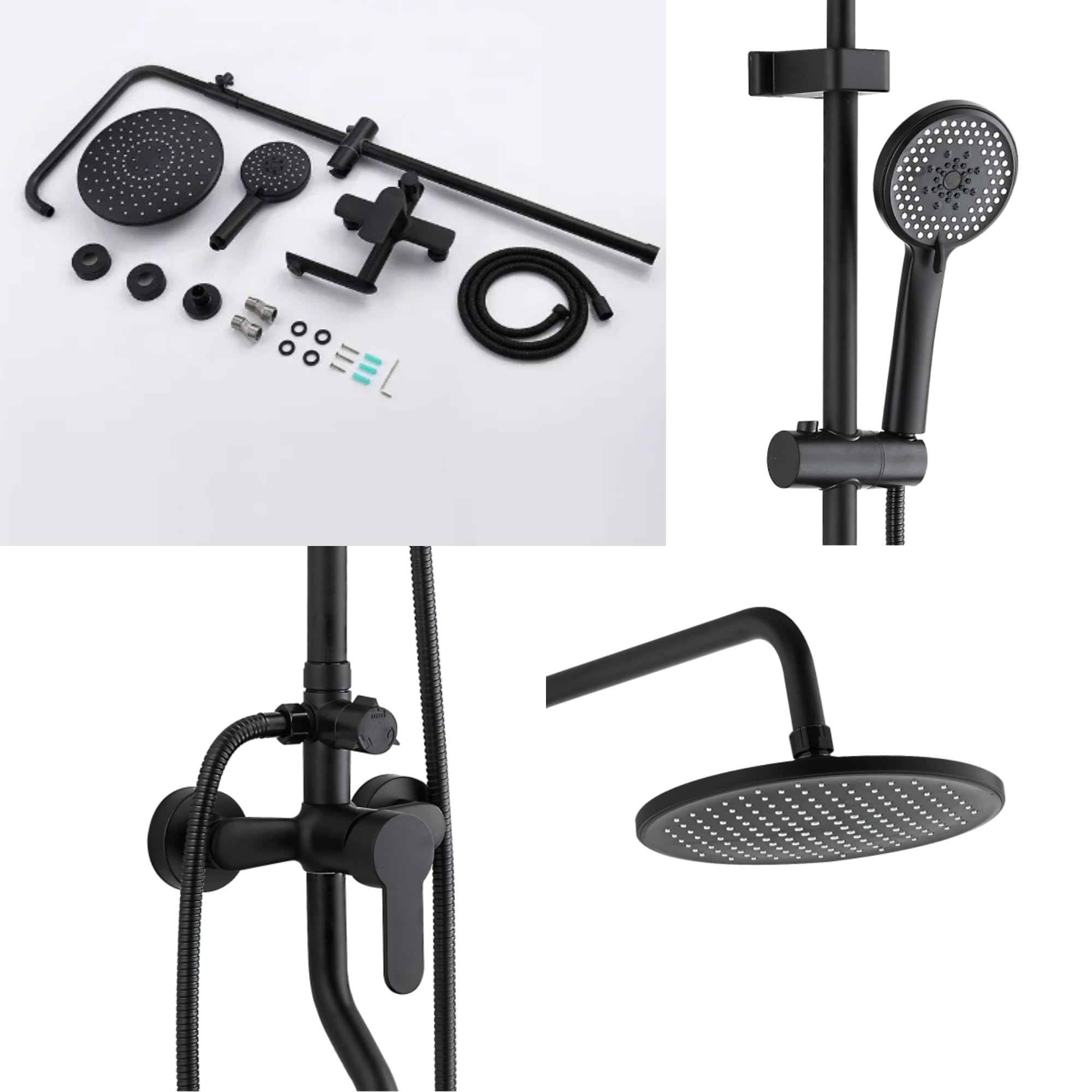 دبل قائم + خلاط -فاخر اسود